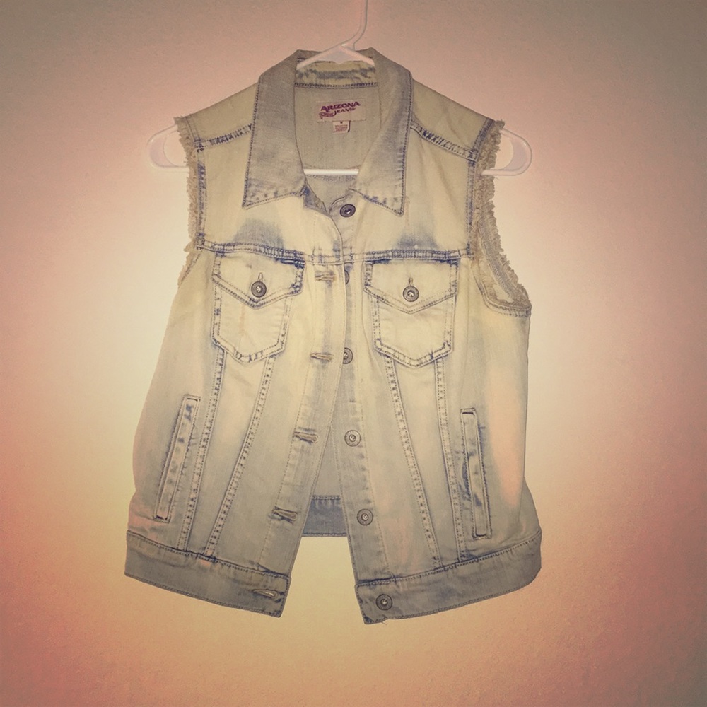 Blue jean vest